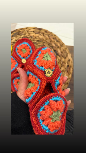 Handmade Crochet Home Shoes