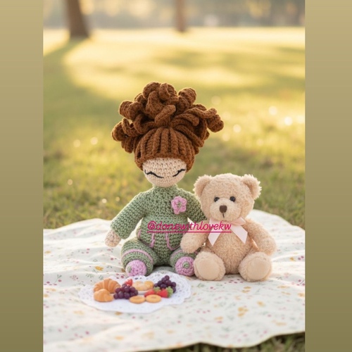 Luna Doll - Handmade Crochet