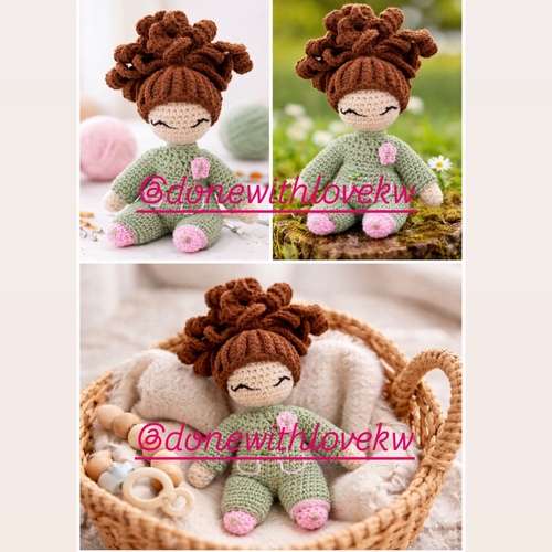 Luna Doll - Handmade Crochet