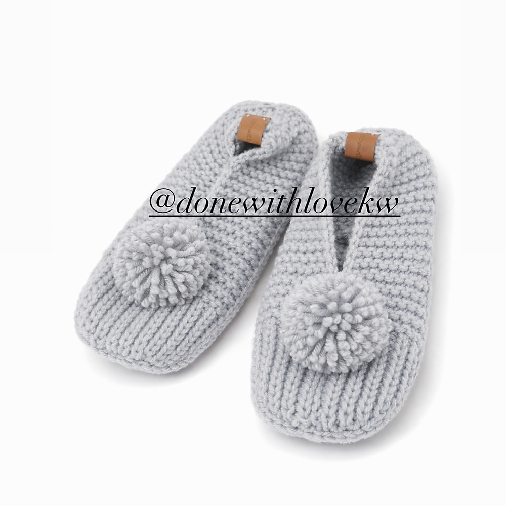 Handmade Knitted Home Shoes
