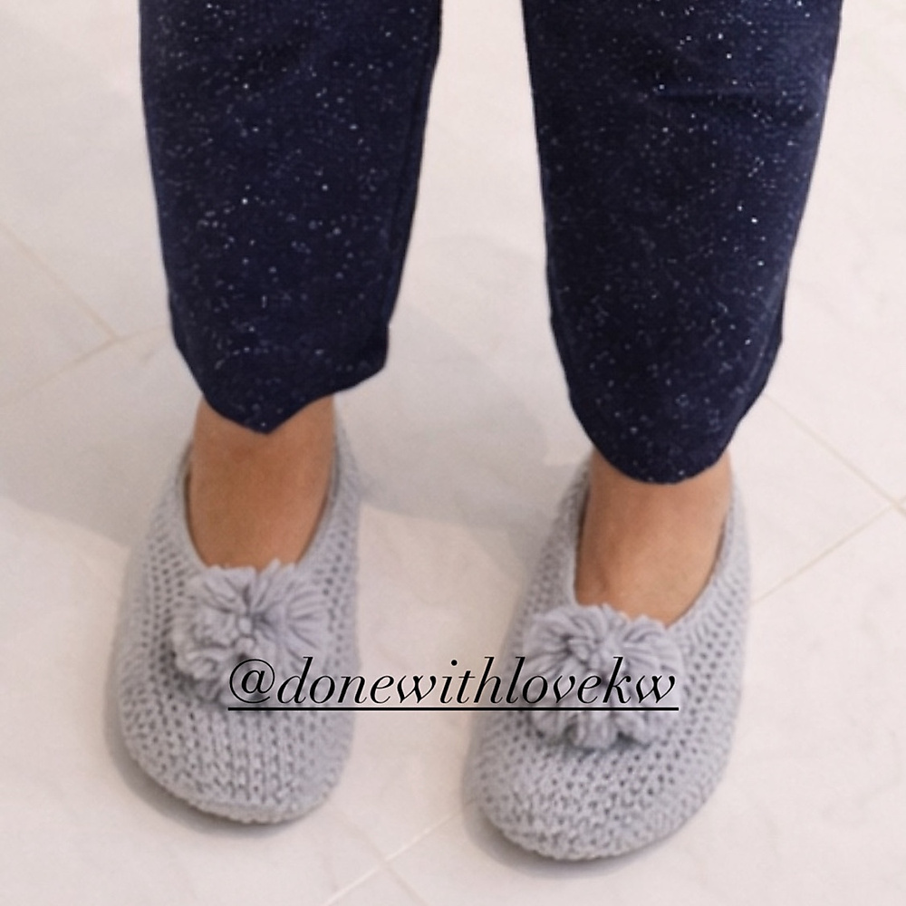 Handmade Knitted Home Shoes