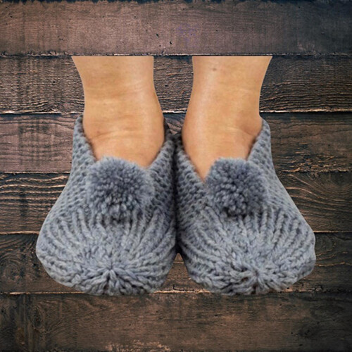 Handmade Knitted Home Shoes