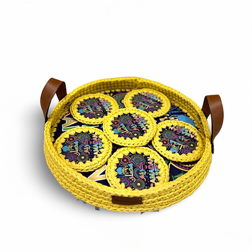 Handmade Crochet Trays For Ramadan