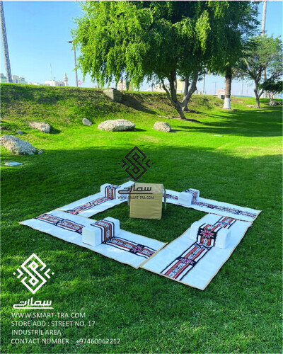 طقم شنط مدات - أبيض