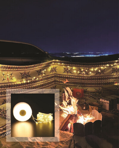 ضوء التخييم قابل للشحن