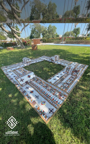 اطقم مدات مع شنطة - عسيري أبيض