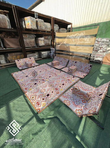 طقم جلسه شعبيه - لون رملي