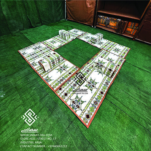 طقم 4 مدات نجمه ديالا أبيض- كبير