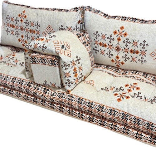 جلسه عربيه ـ تطريز برتقالي