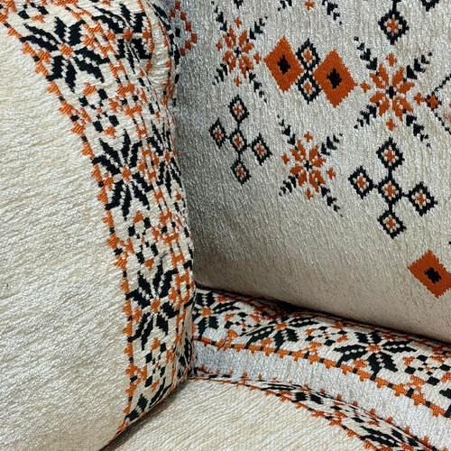 جلسه عربيه ـ تطريز برتقالي