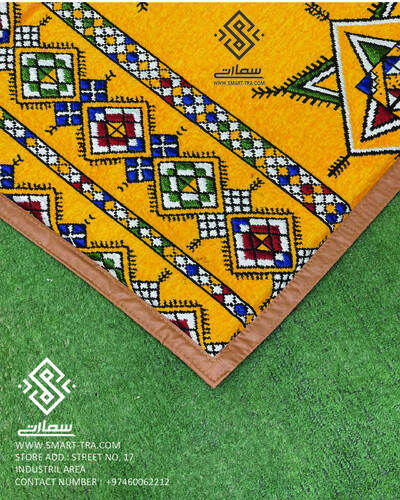 كرسي شعبي مفرد - نجمه ديالا أصفر