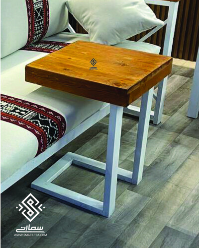 طاولة خدمة لطقم جلسات خارجية حديد