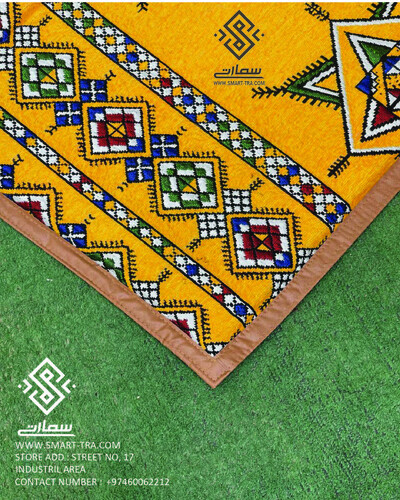 كرسي شعبي مفرد - نجمه ديالا أصفر