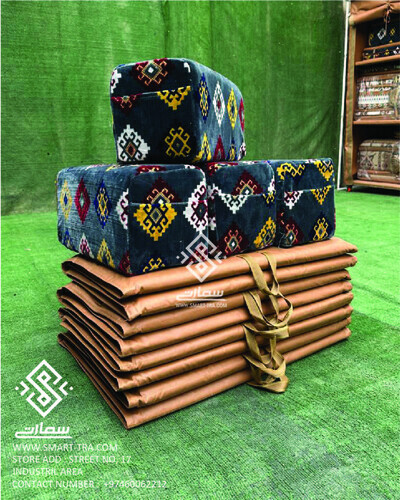 طقم 4 مدات النجمه الرماديه - كبير