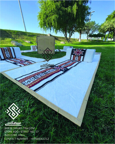 طقم شنط مدات - أبيض