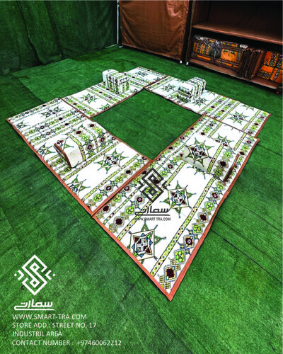 طقم 4 مدات نجمه ديالا أبيض - صغير