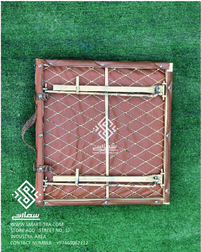 كرسي شعبي مفرد -  نجمه ديالا أبيض