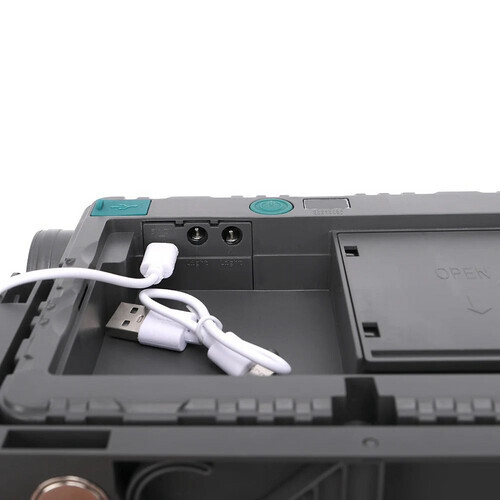 مصباح غامر بالطاقة الشمسية Led بقوة 100 وات قابل للشحن