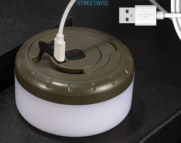 ضوء التخييم قابل للشحن