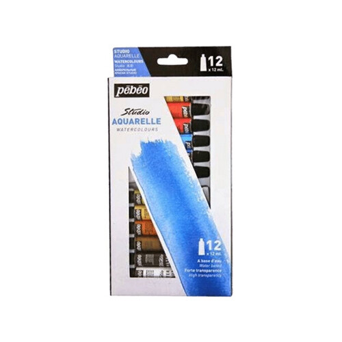 بيبيو ألوان مائية 12 لون - 12ml