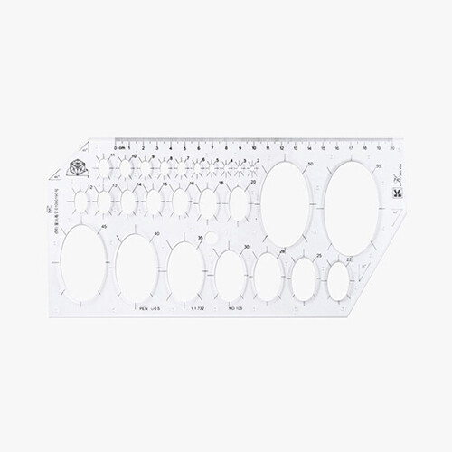 Oval Shape Ruler