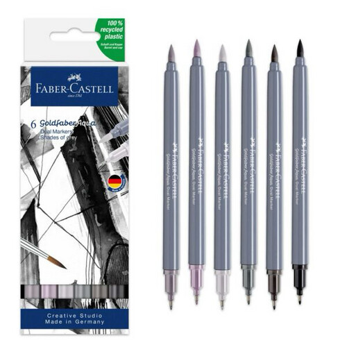 أقلام فايبركاسل ماركر درجات الرمادي  جودة عالية