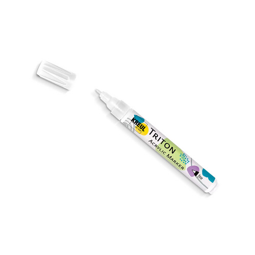 قلم اكريليك أبيض ترايتون