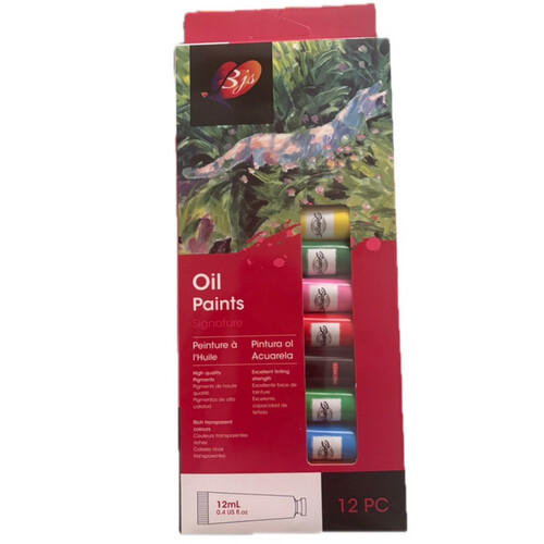 الوان زيتية 12 لون