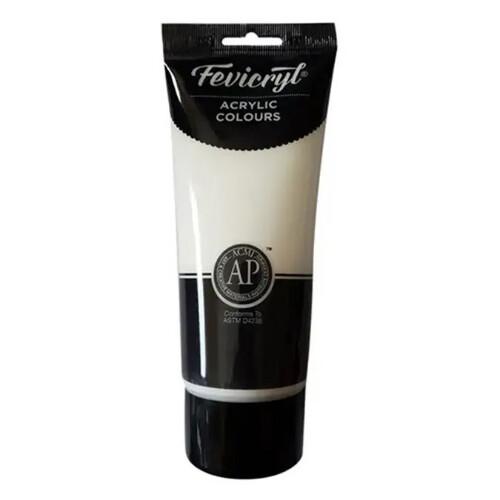 لون اكريليك أبيض 200 ml