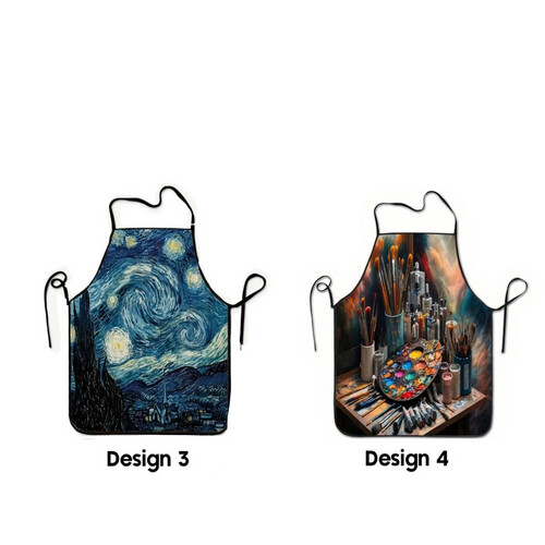 مريلة فنان تصاميم مختلفه