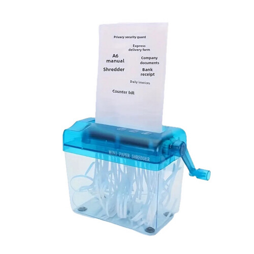 mini paper shredder