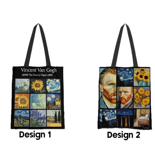 حقيبة توت فنية تصميمات مختلفه 34*40