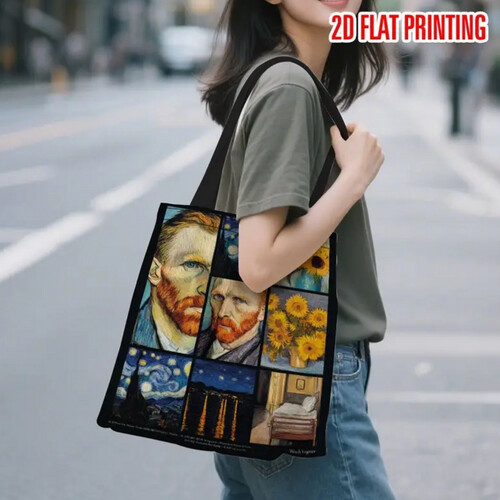 حقيبة توت فنية تصميمات مختلفه 34*40