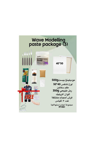 Wave modelling paste