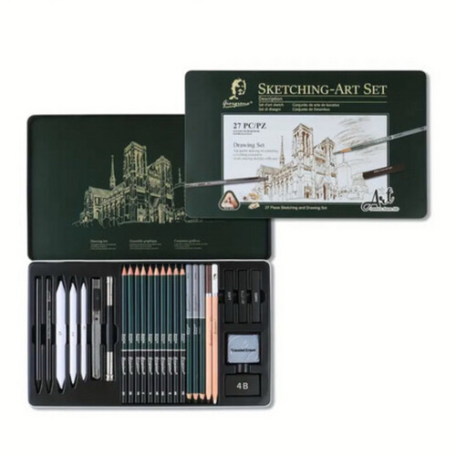 مجموعة رسم متكامله رصاص وفحم