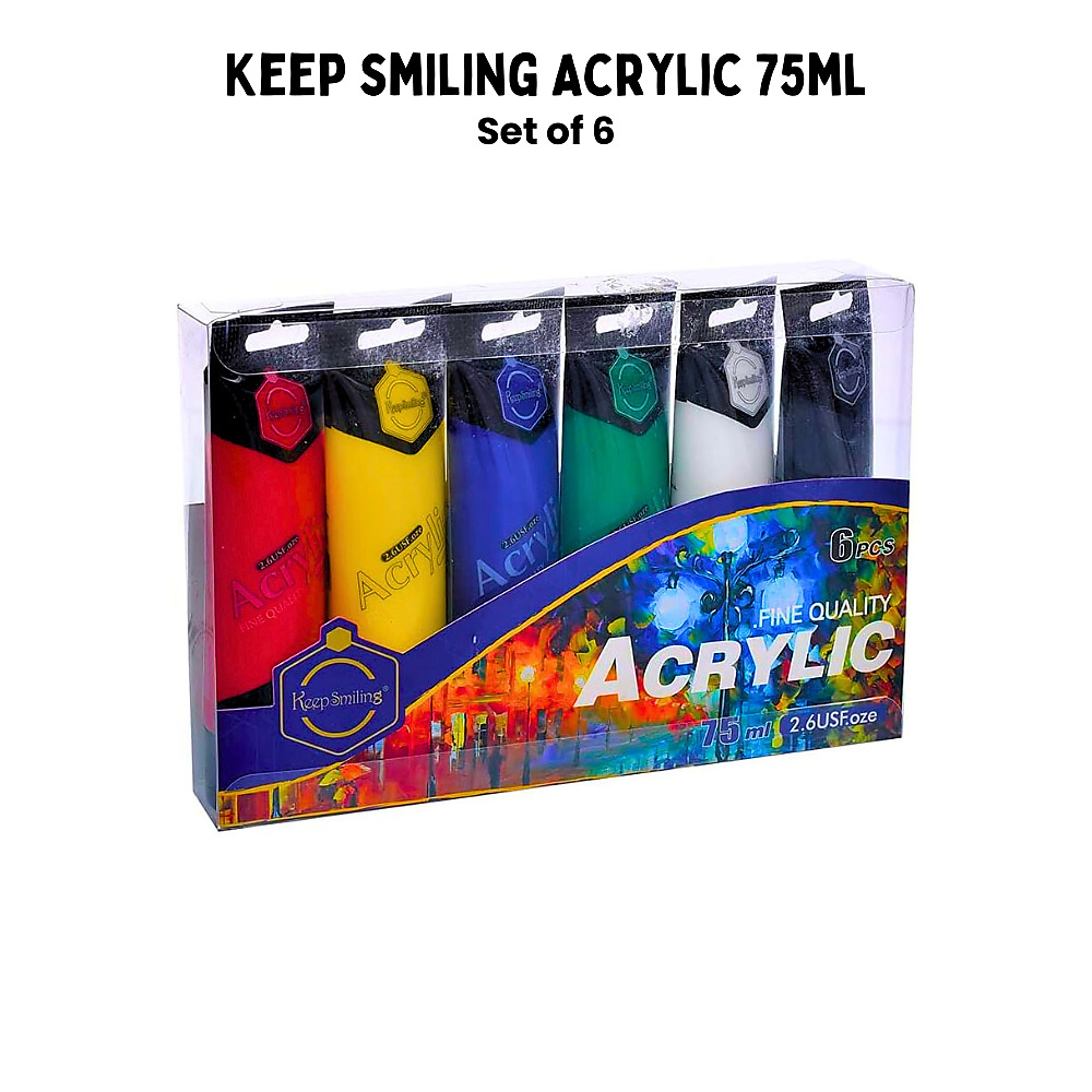 keep smiling acrylic color 75ml set