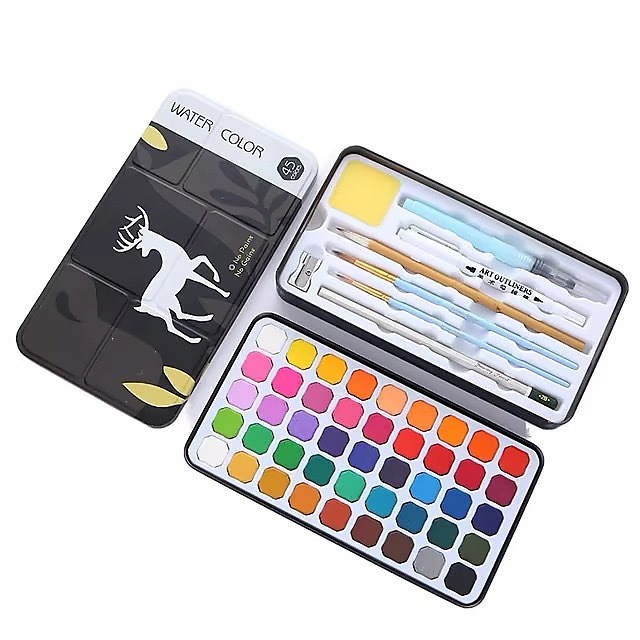 keep smiling water color 45 colors