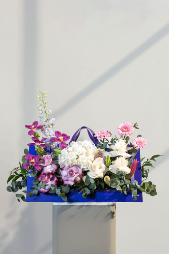 WINDOW FLOWERS ( PURPLE)