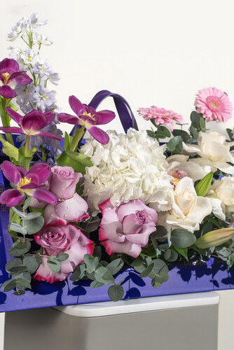 WINDOW FLOWERS ( PURPLE)