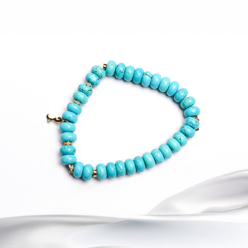 Turquoise  Arabic Love Bracelet