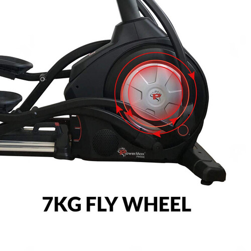 PowerMax Fitness EC-1600 Commercial Elliptical Cross Trainer with Slline مصمم لصالة الألعاب الرياضية