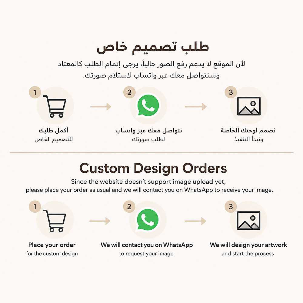 تصميمك الخاص