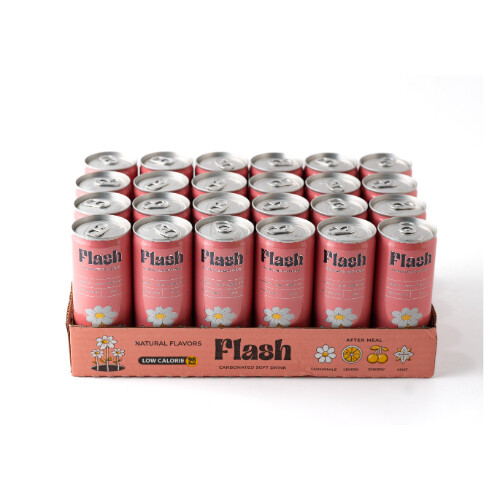 مشروب غازي فلاش وردي