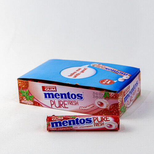 منتوس علك بيور فرش فراولة