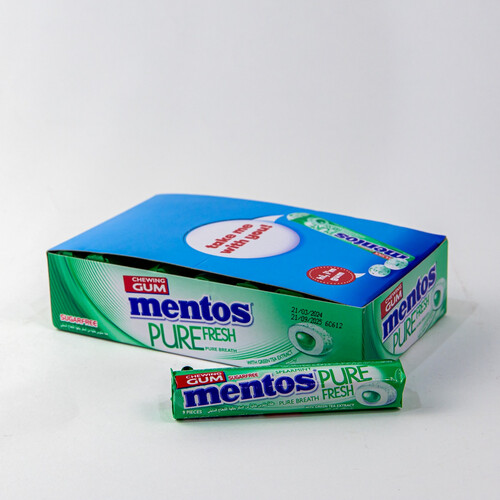 علك منتوس بيور فرش شاي اخضر