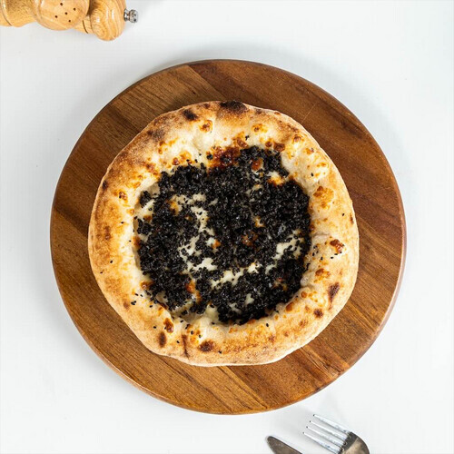 Cheese with Chopped Black Olives