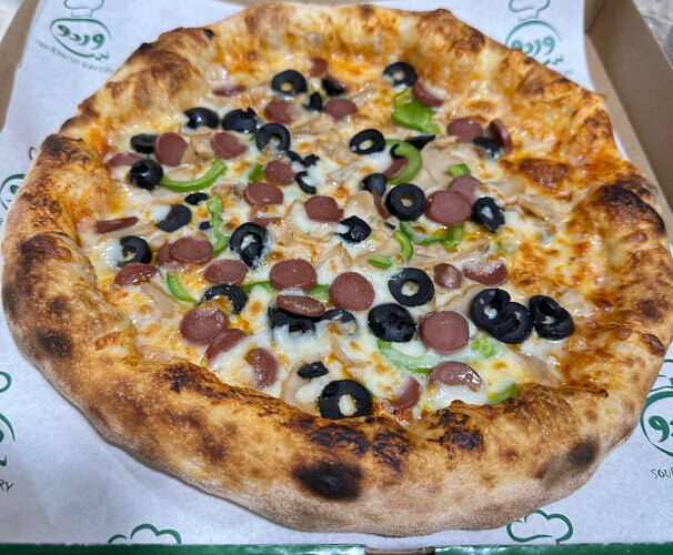 Vegetable Pizza with Sausage