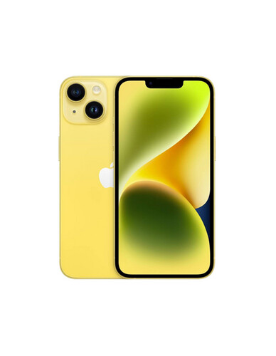 ايفون 14 256 جيجابايت أصفر – مستعمل كالجديد بطارية 83%