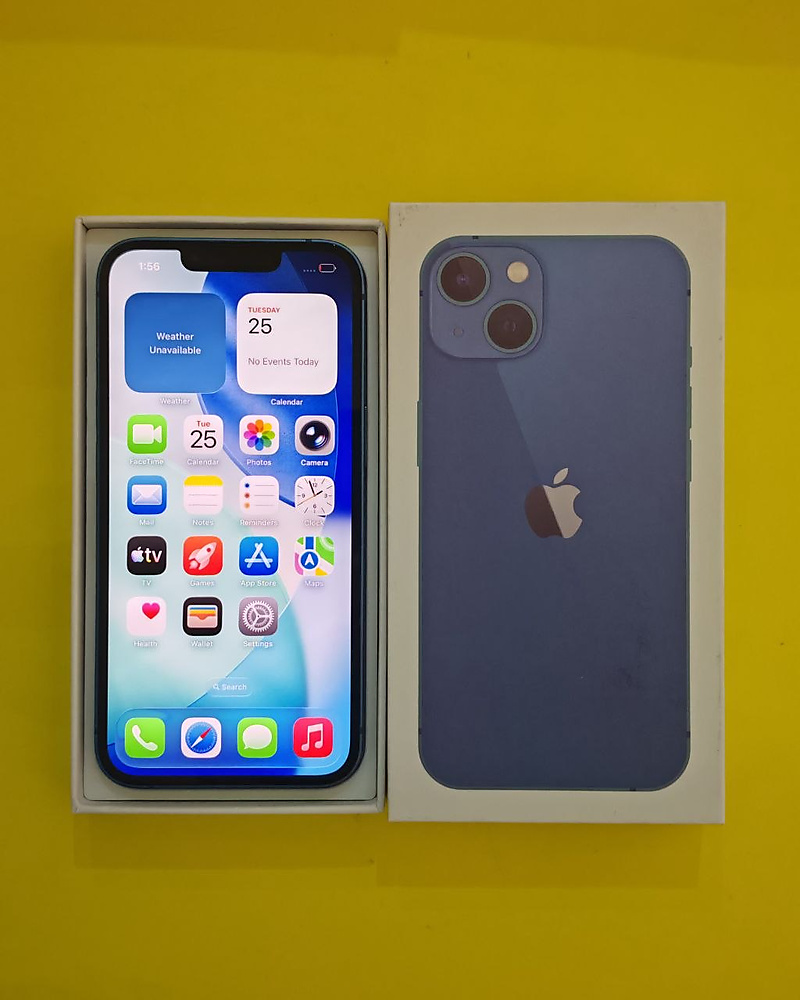 iPhone 13 256GB Blue – Battery 76% Used Like New