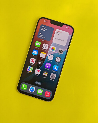 ايفون 14 بلس – 128 جيجا – أصفر – نسبة البطارية 86% مستعمل كالجديد